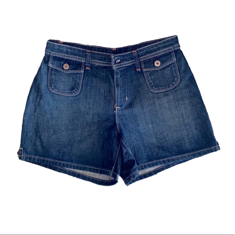 Vintage Polo Ralph Lauren High Waist Rigid Denim Shorts